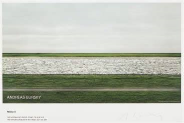 ライン川 IIポスター Rhine II by Andreas Gursky on artnet